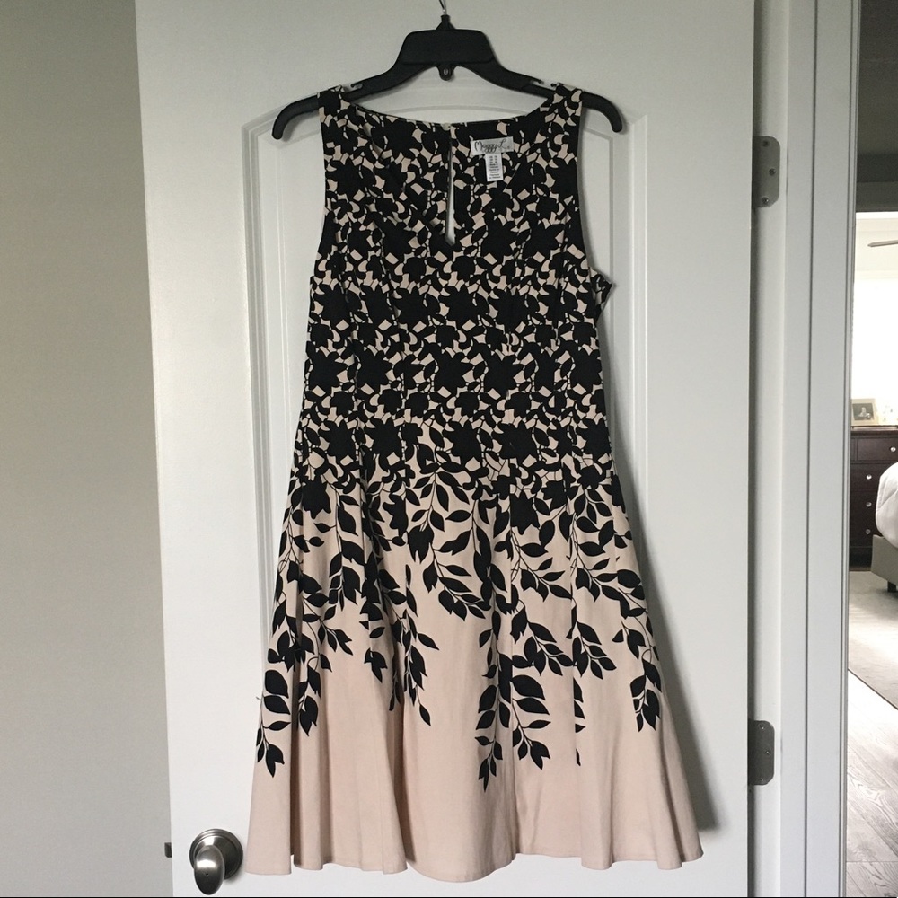 Maggie L fit and flare dress size 10